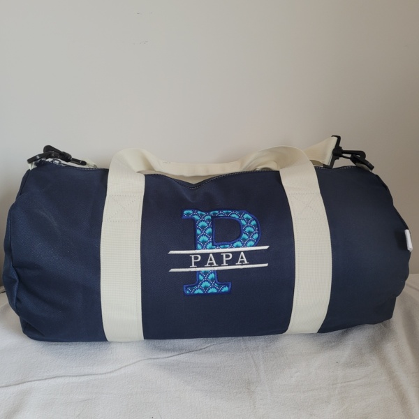 Sac marine/anses blanches 34 Litres